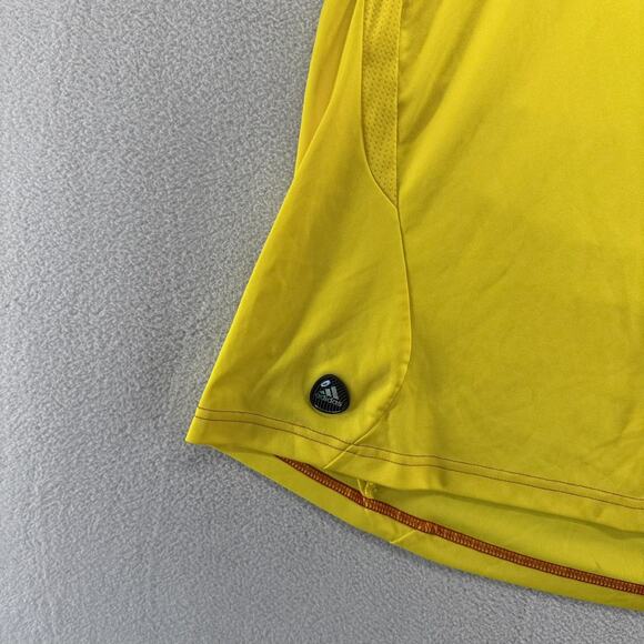 Columbia Soccer Jersey Men's Small Yellow Adidas 2013 Sewn Patch Logo Futbol - Picture 2 of 11